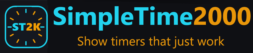 SimpleTime2000 — Show timers that just work.