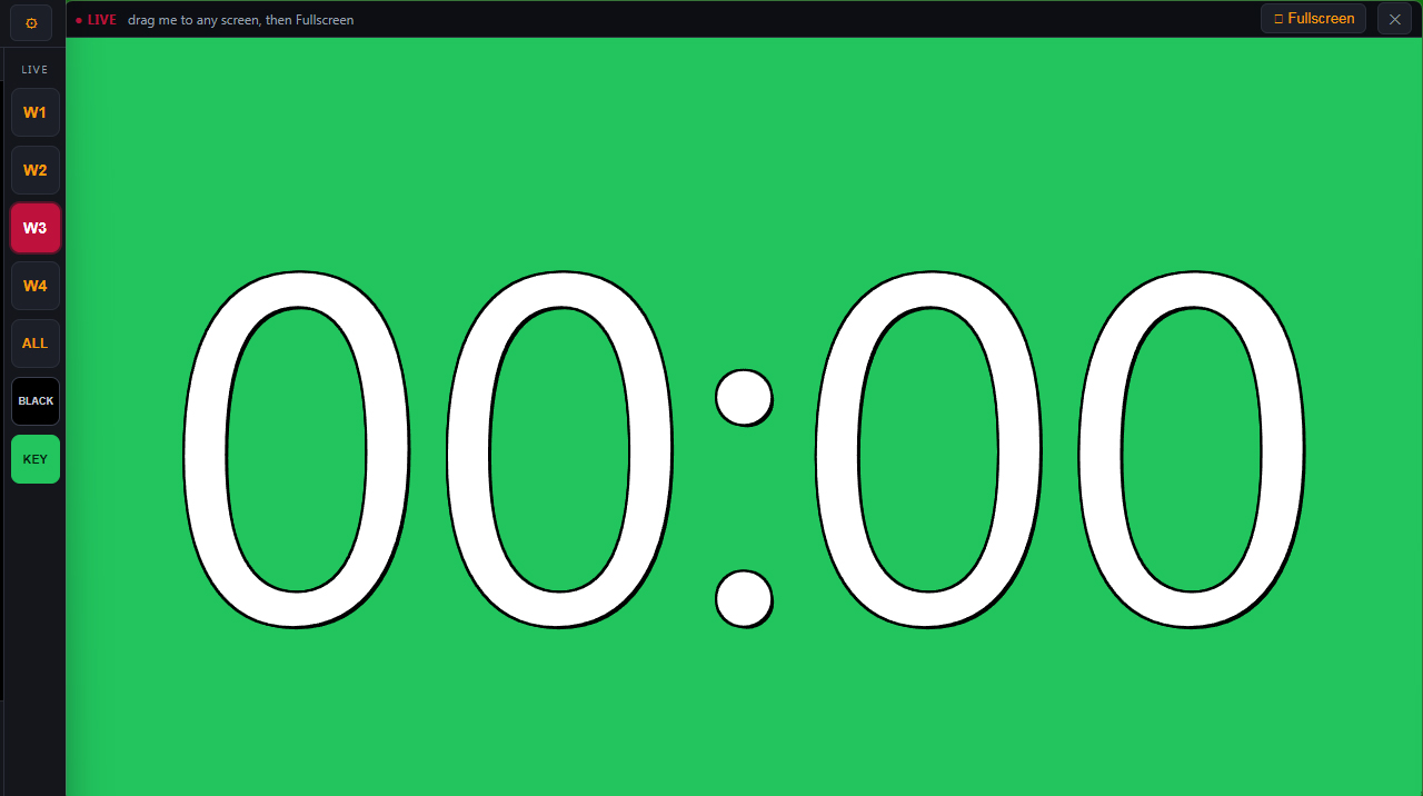 Live count-up